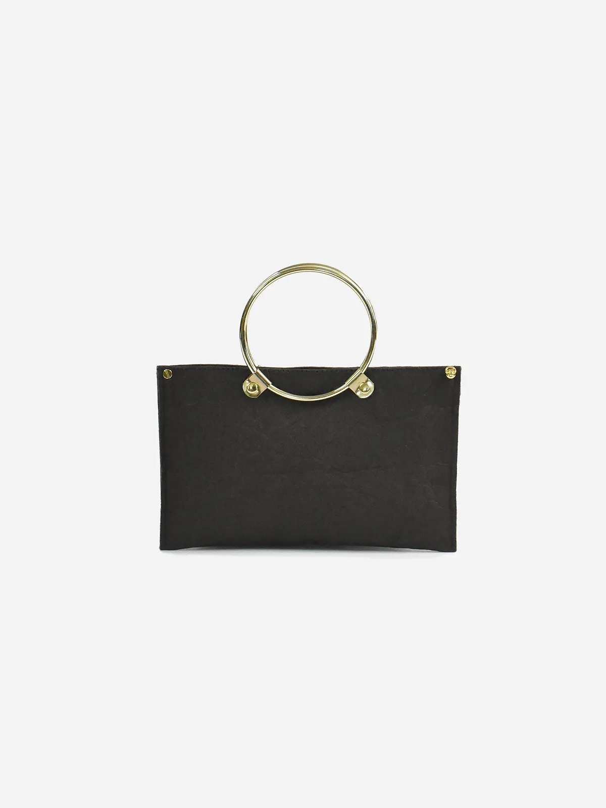Ring Clutch, Dark Brown