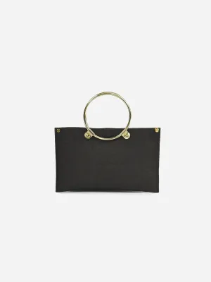 Ring Clutch, Dark Brown