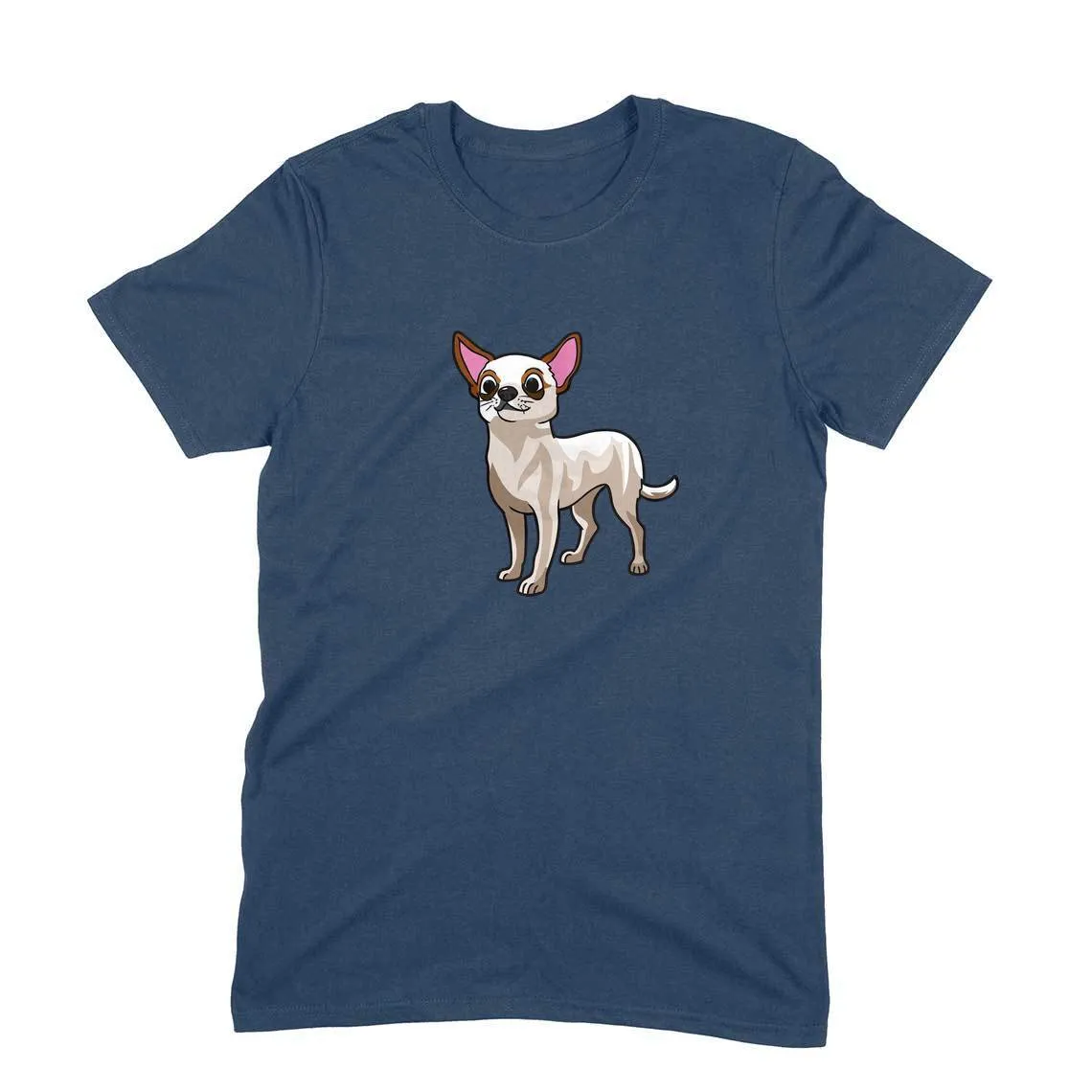 Round Neck T-Shirt (Men) - Chatty Chihuahua (11 Colours)