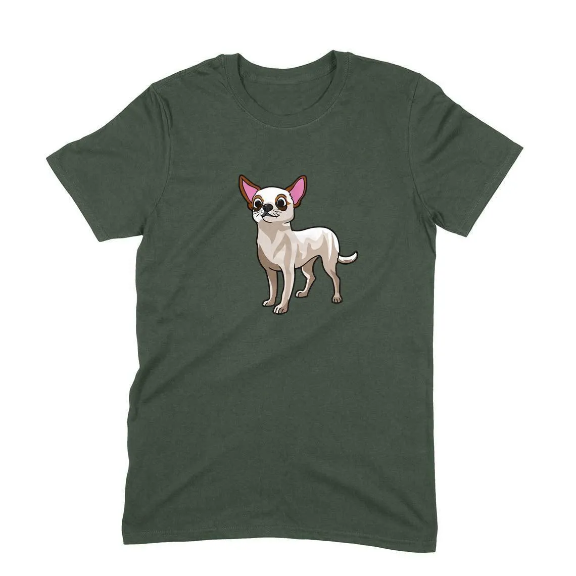 Round Neck T-Shirt (Men) - Chatty Chihuahua (11 Colours)