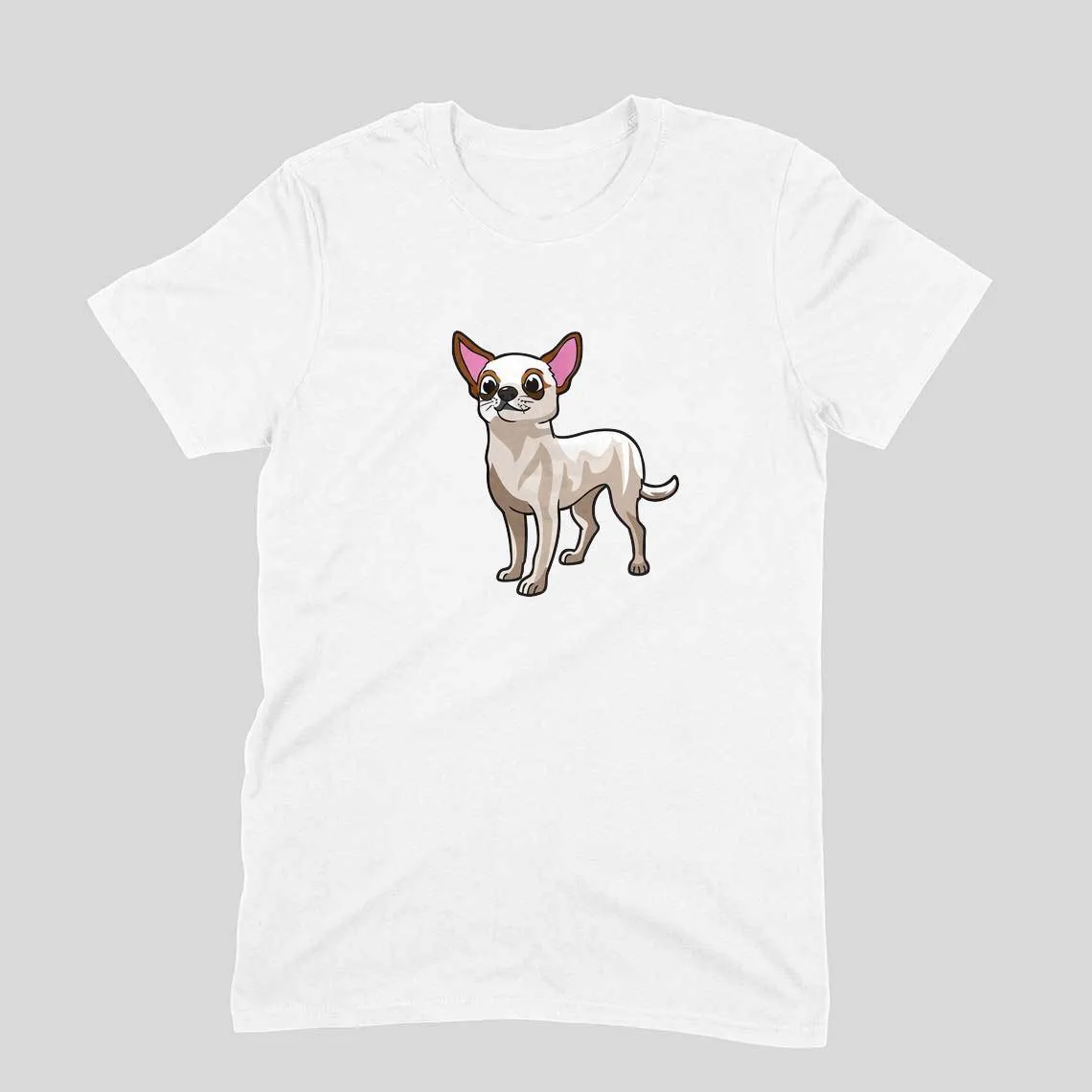 Round Neck T-Shirt (Men) - Chatty Chihuahua (11 Colours)