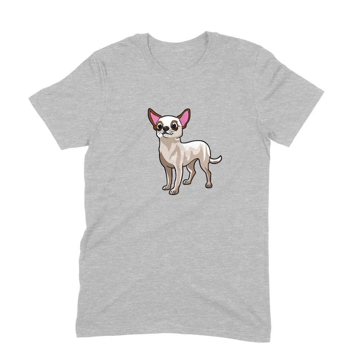 Round Neck T-Shirt (Men) - Chatty Chihuahua (11 Colours)