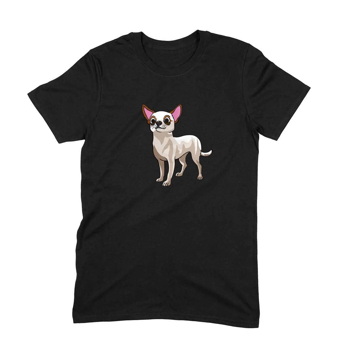 Round Neck T-Shirt (Men) - Chatty Chihuahua (11 Colours)