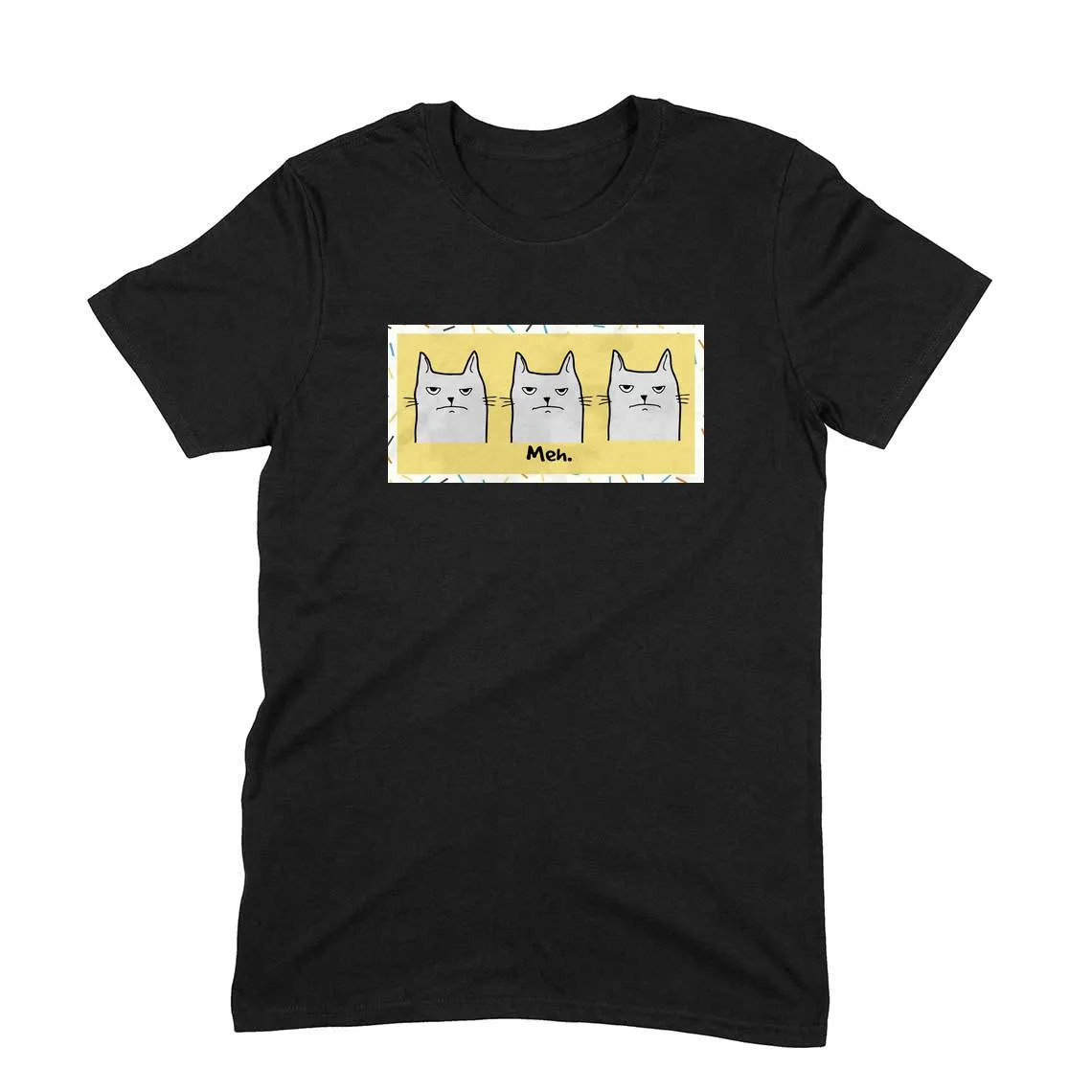 Round Neck T-Shirt (Men) - Meh Mondays (11 Colours)