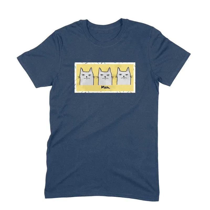 Round Neck T-Shirt (Men) - Meh Mondays (11 Colours)
