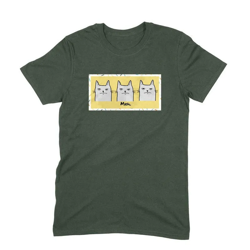 Round Neck T-Shirt (Men) - Meh Mondays (11 Colours)