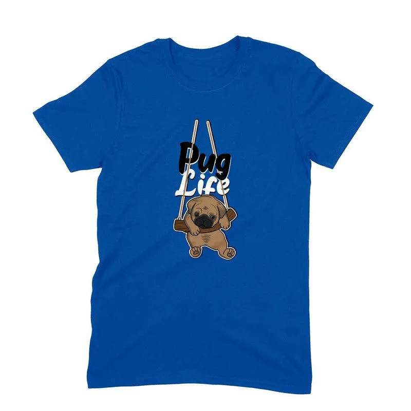 Round Neck T-Shirt (Men) - Pug Life (10 Colours)