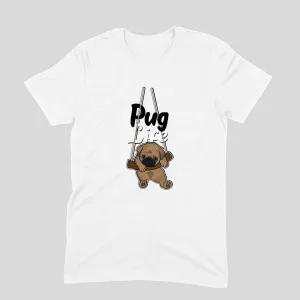 Round Neck T-Shirt (Men) - Pug Life (10 Colours)