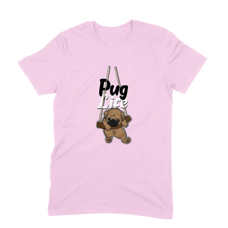 Round Neck T-Shirt (Men) - Pug Life (10 Colours)