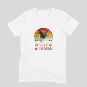 Round Neck T-Shirt (Men) - The Cat Whisperer (9 Colours)