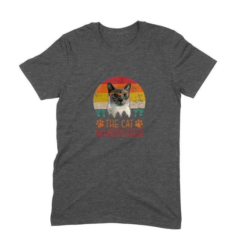 Round Neck T-Shirt (Men) - The Cat Whisperer (9 Colours)