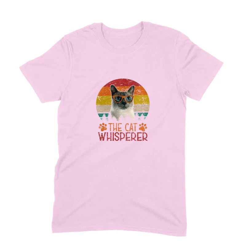 Round Neck T-Shirt (Men) - The Cat Whisperer (9 Colours)