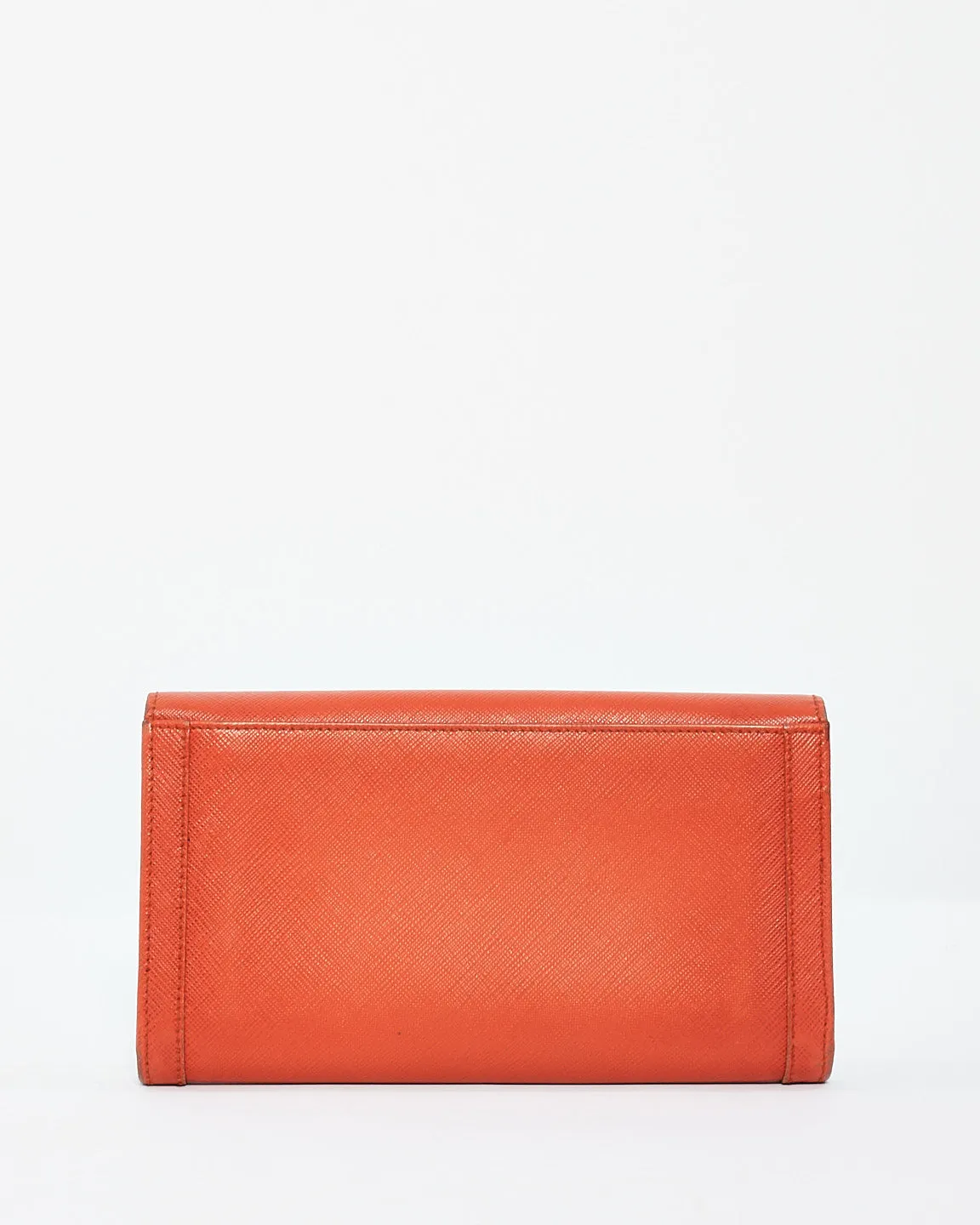Salvatore Ferragamo Red Leather Long Wallet