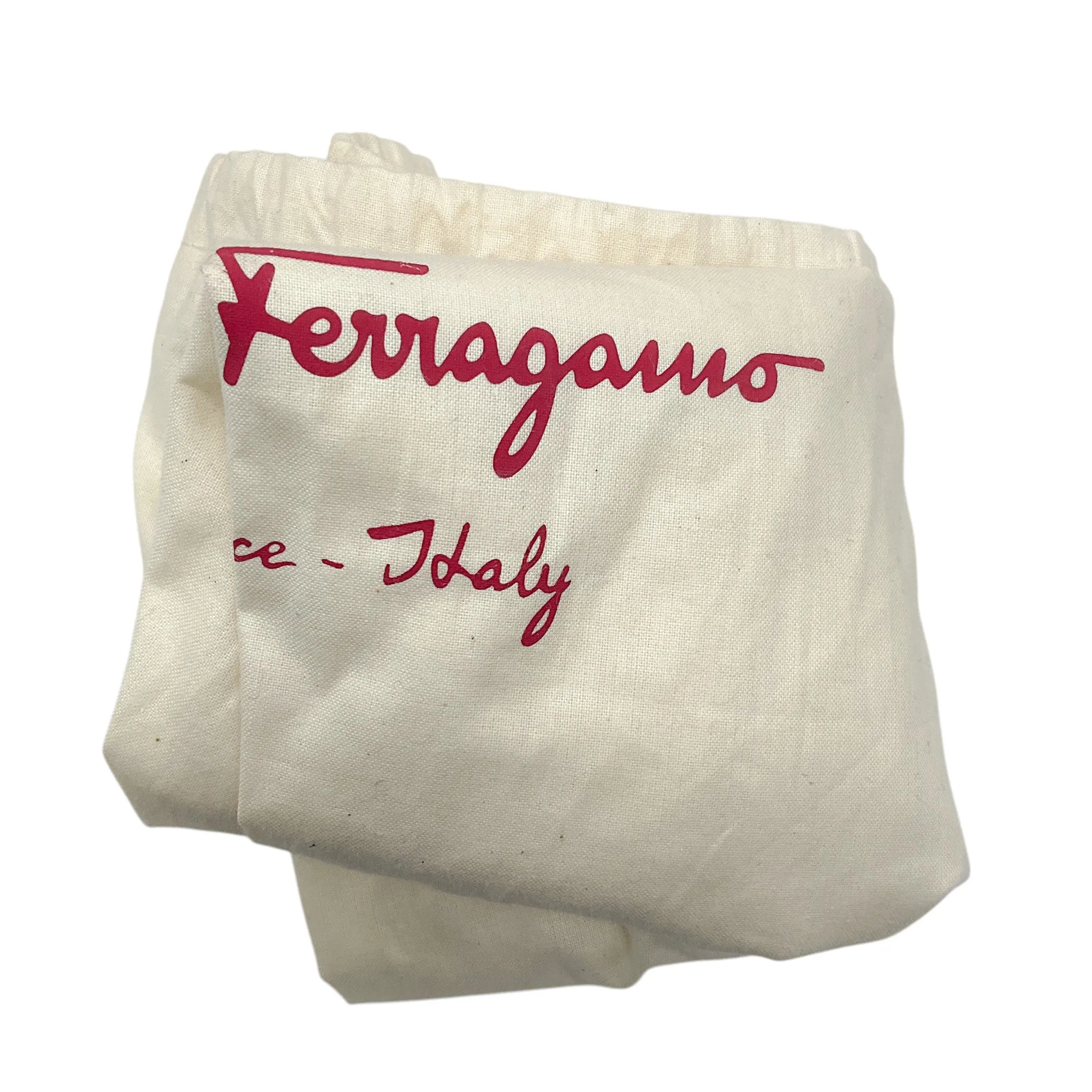 Salvatore Ferragamo Tan Fiamma Pebbled Leather Shoulder Bag