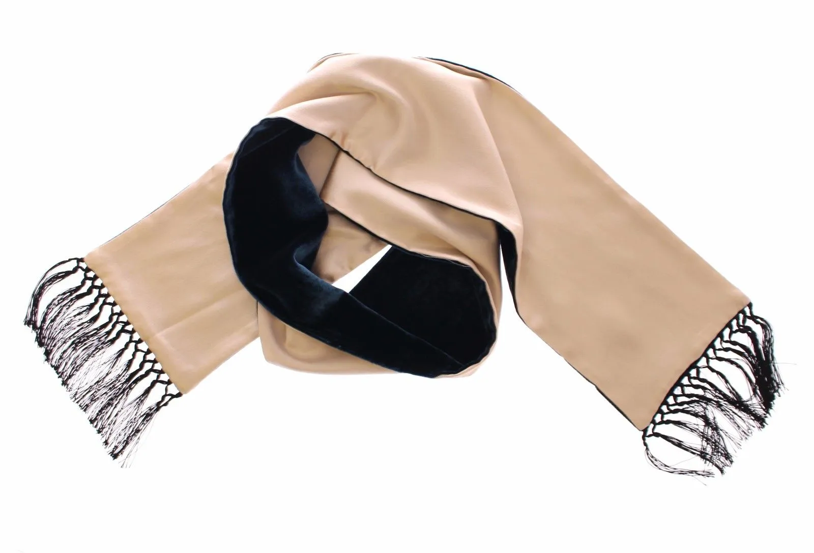 Scarf Men's Beige Silk