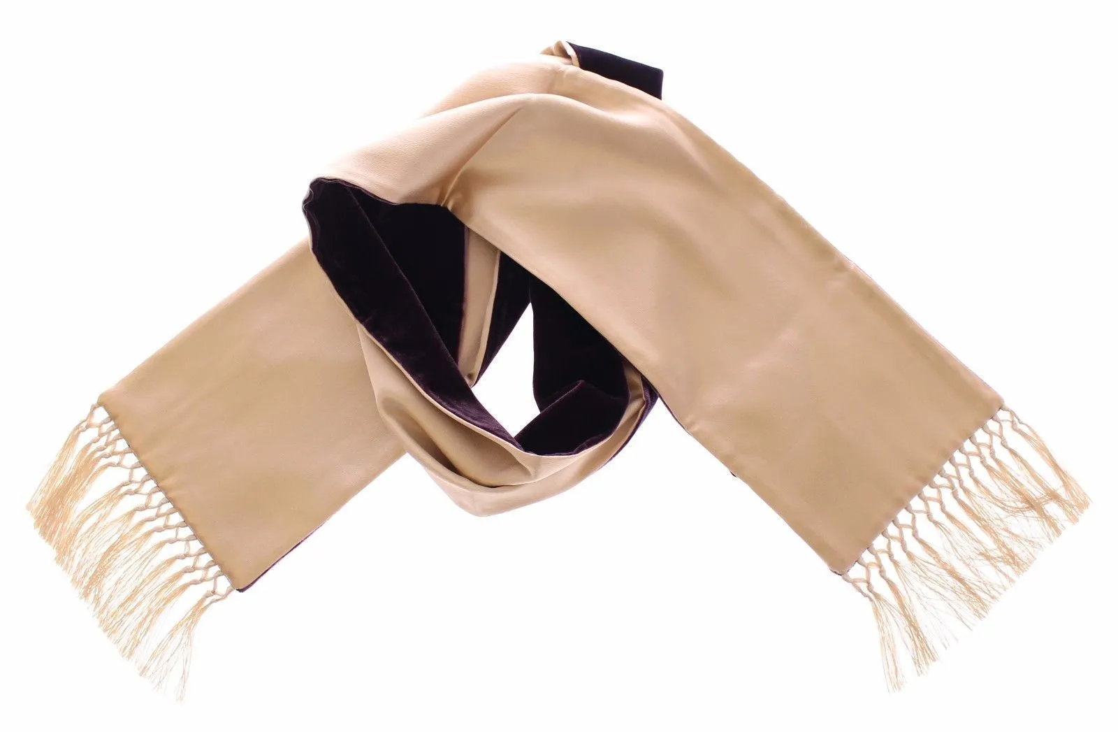 Scarf Men's Beige Silk