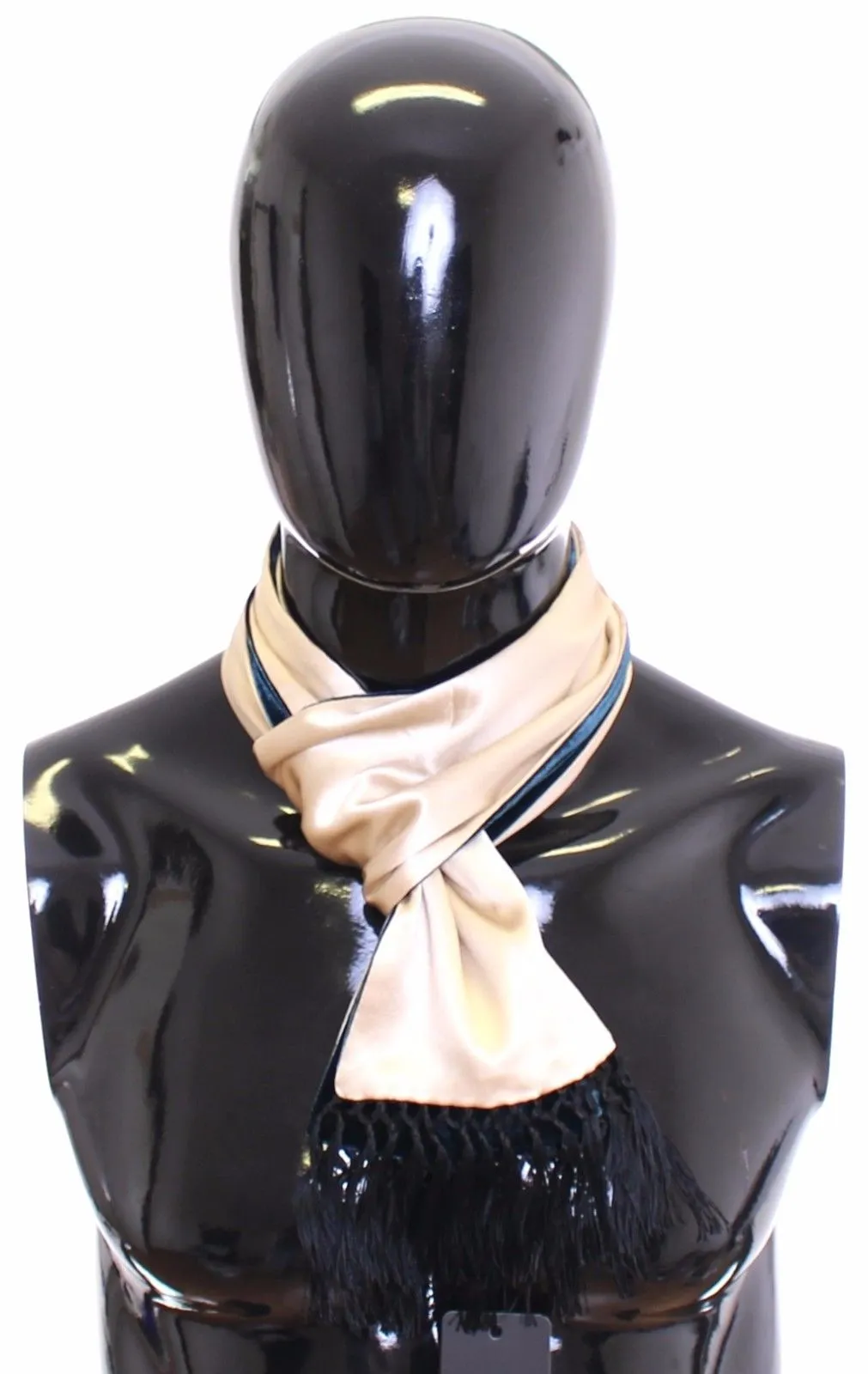 Scarf Men's Beige Silk