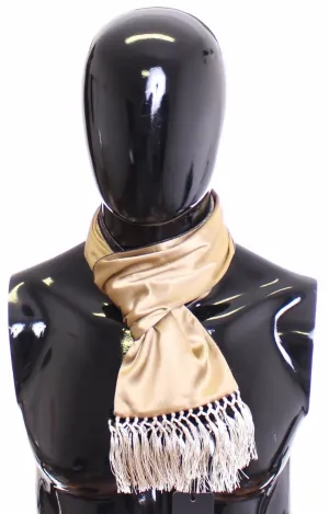 Scarf Men's Solid Beige