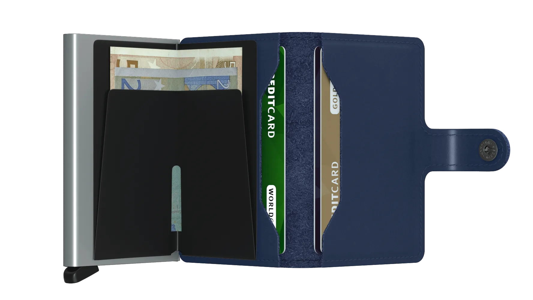 SECRID Miniwallet Leather - Original Navy