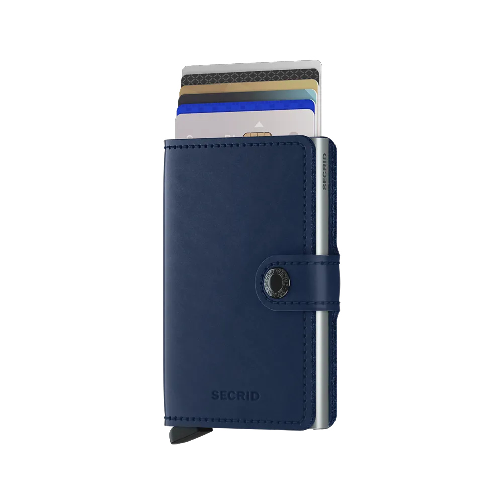 SECRID Miniwallet Leather - Original Navy