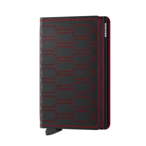 SECRID Slimwallet Leather - Fuel Black-Red