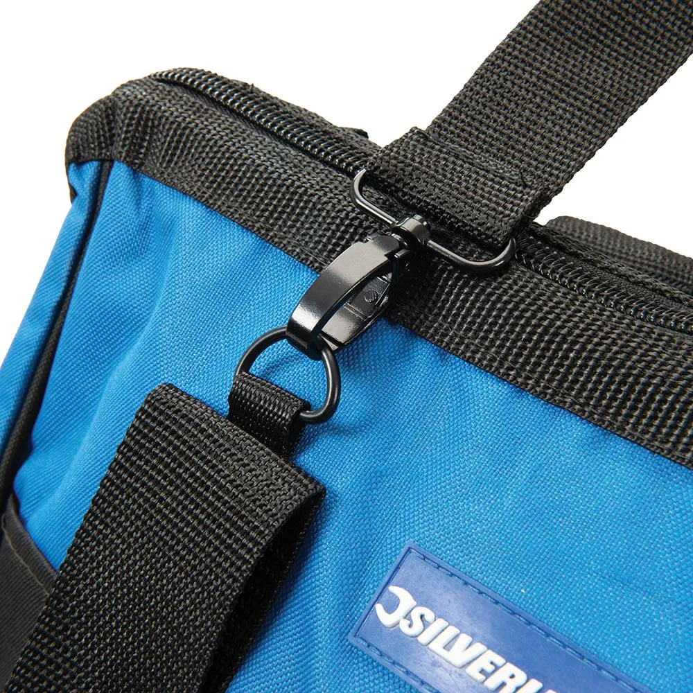 Silverline Tool Bag Hard Base Wide Mouth 400 x 200 300mm 268974