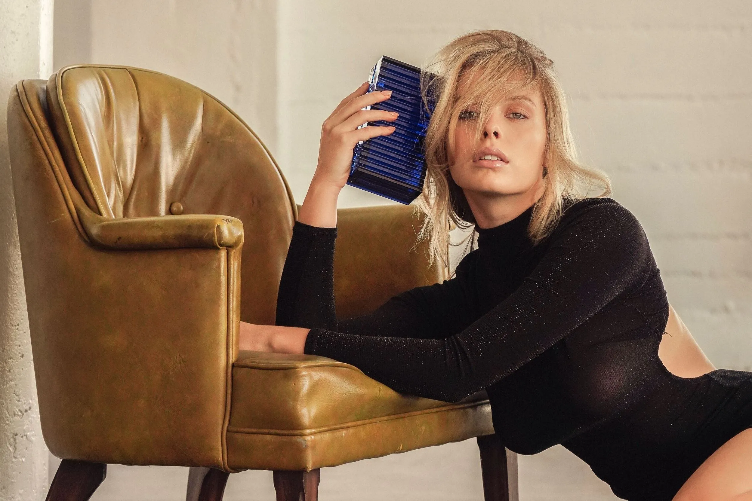 Sima Clutch - Indigo