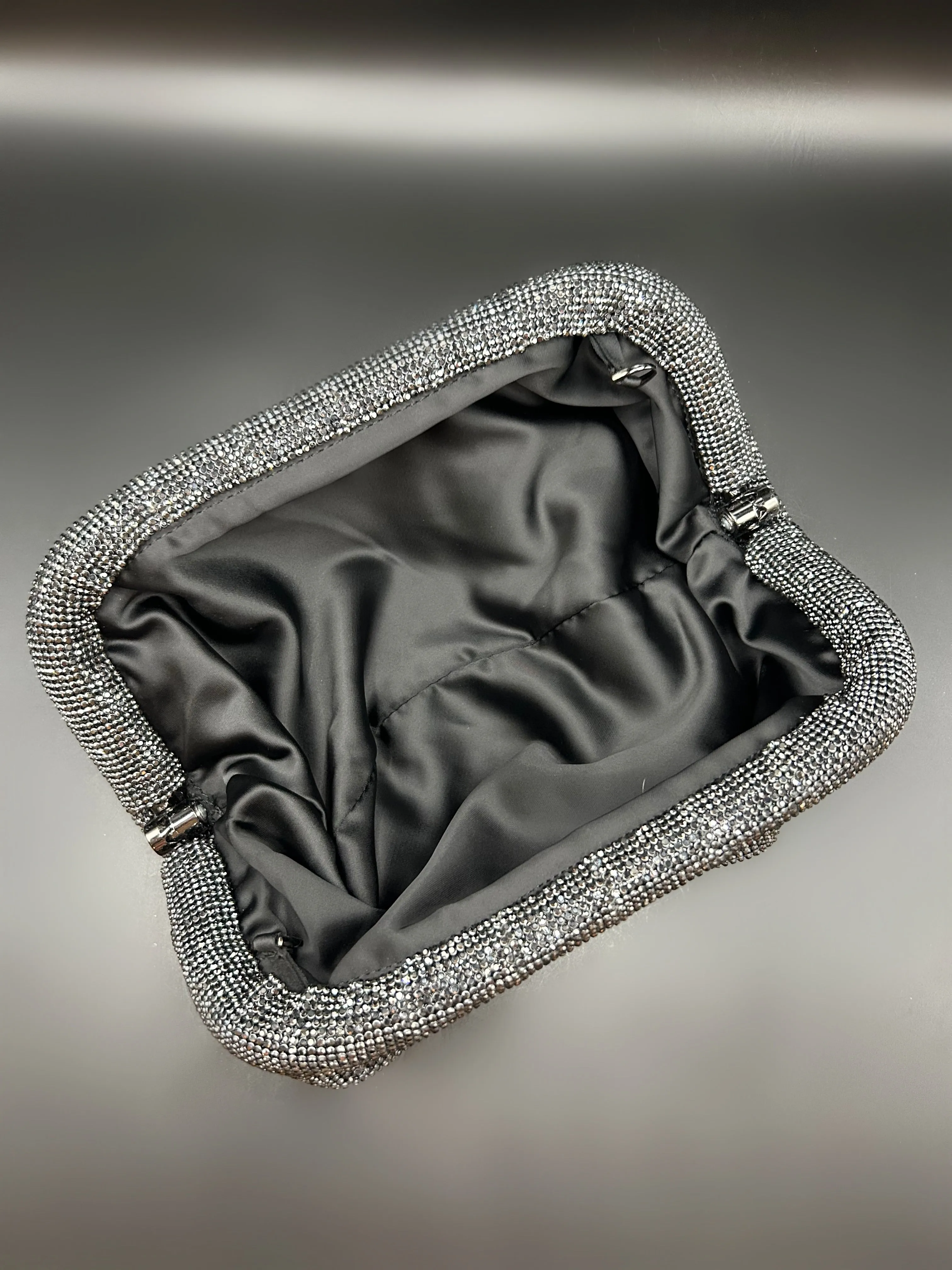 Slouchy Clutch Platinum