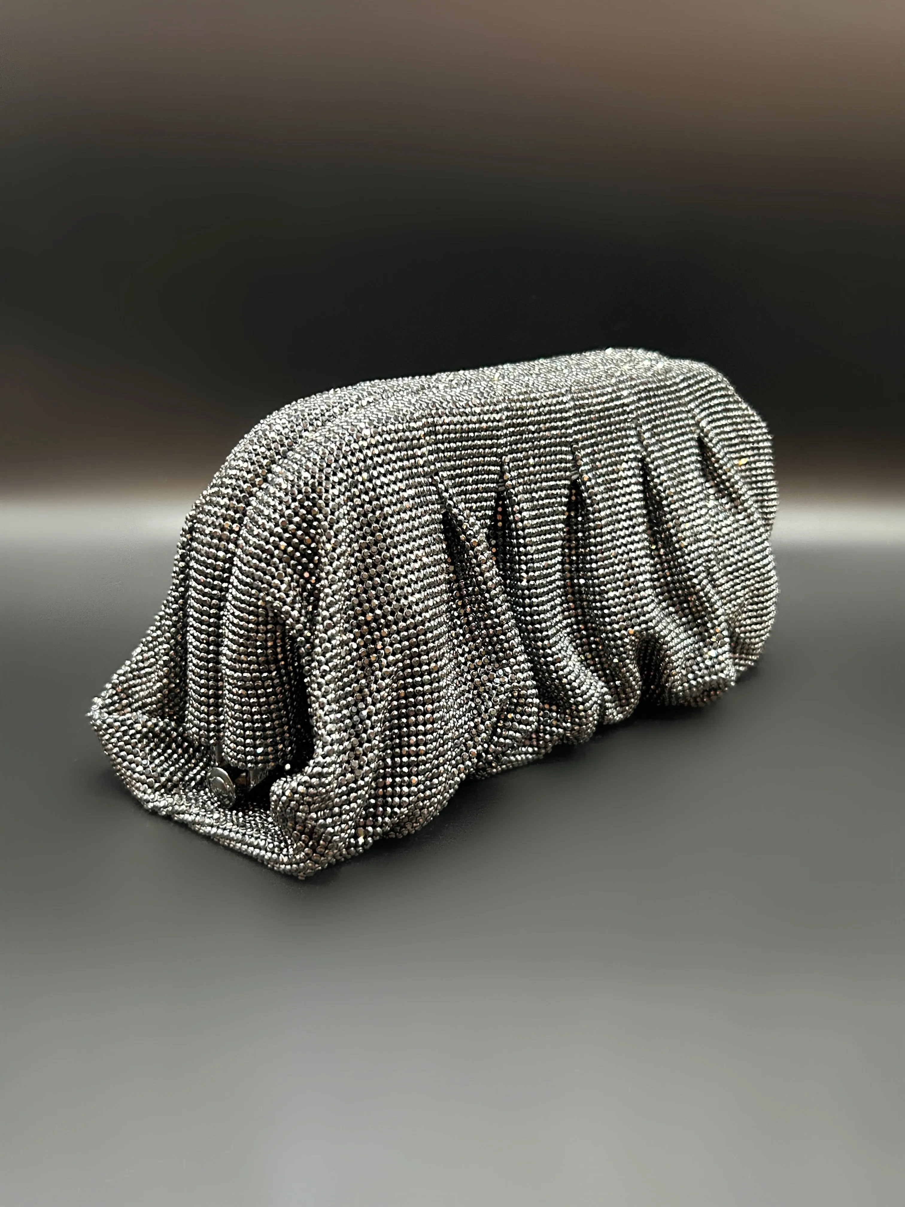 Slouchy Clutch Platinum