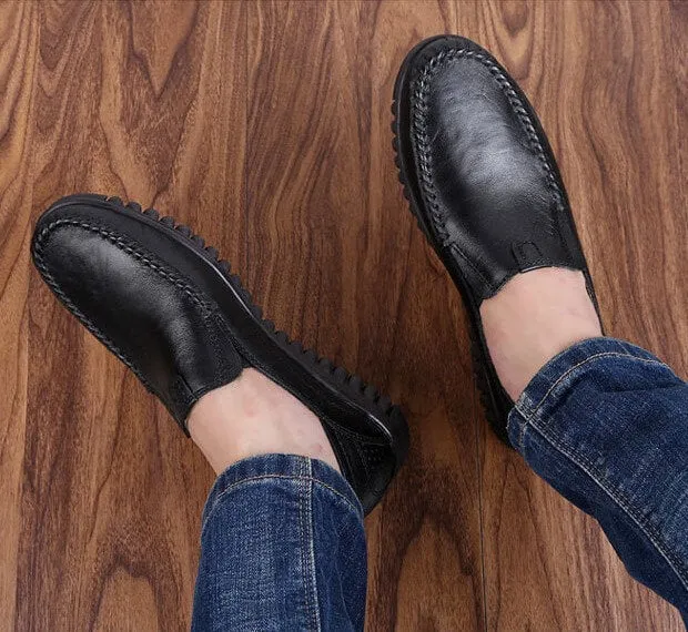 Small Feet Men's Leather Casual Loafers MS33