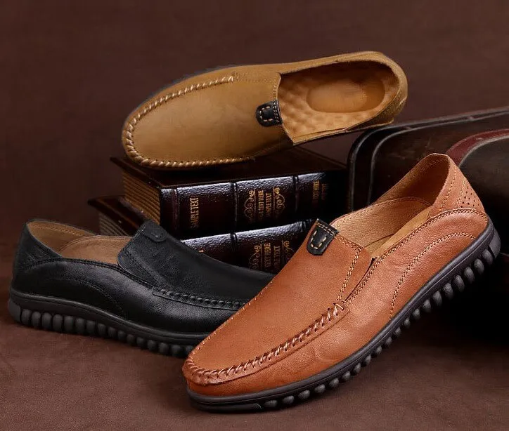 Small Feet Men's Leather Casual Loafers MS33
