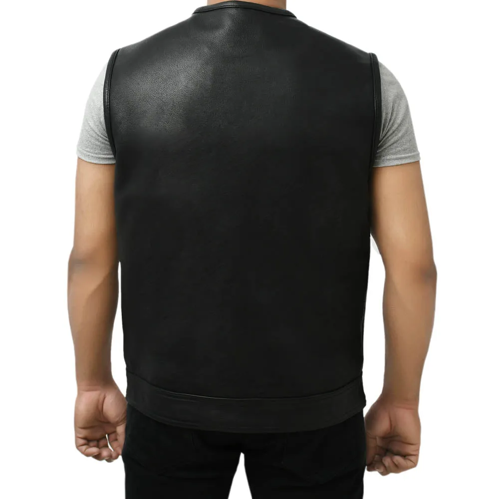 STOWE - Motorcycle Leather Vest