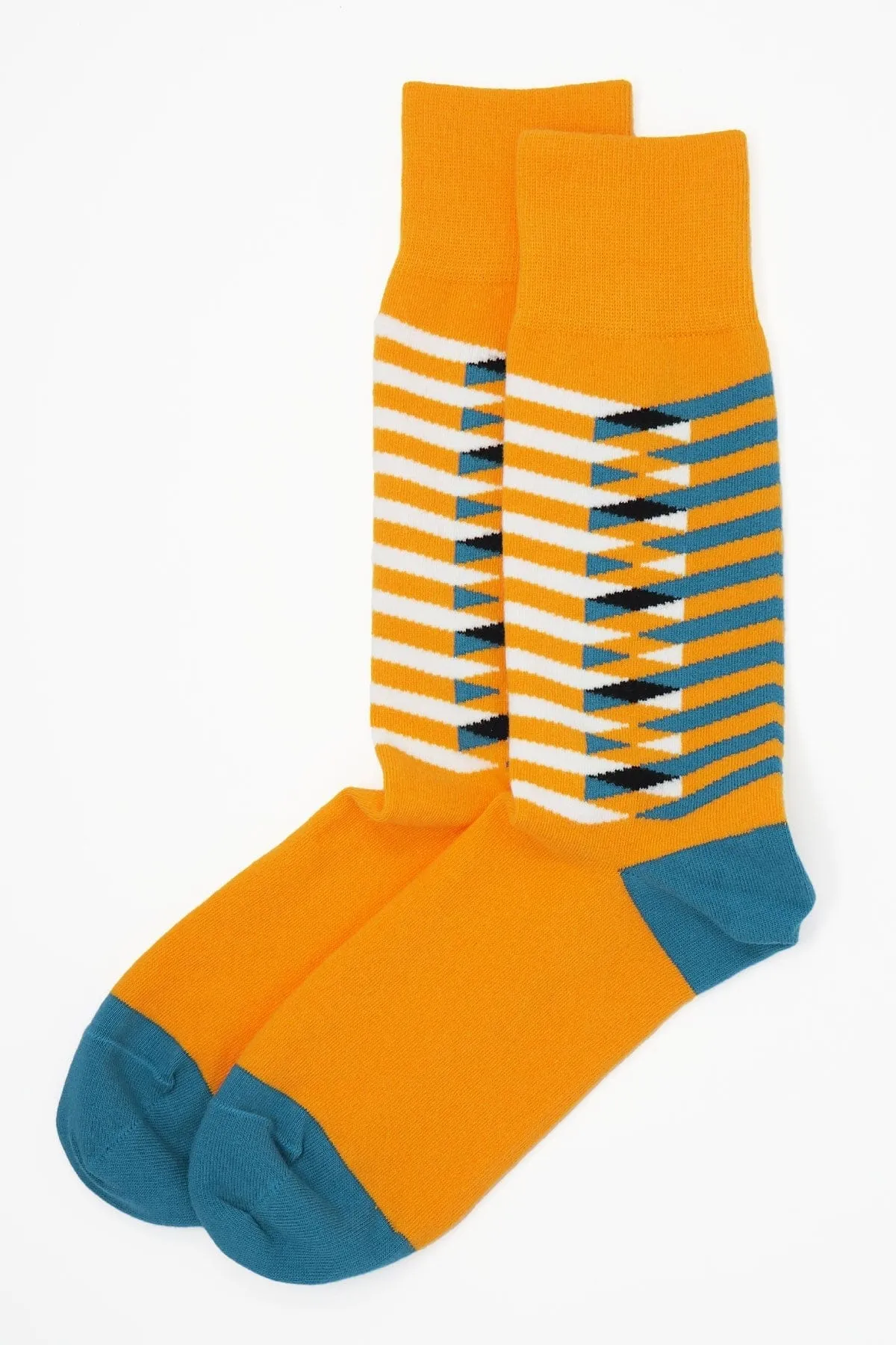 Symmetry Men's Organic Cotton Socks | Yellow