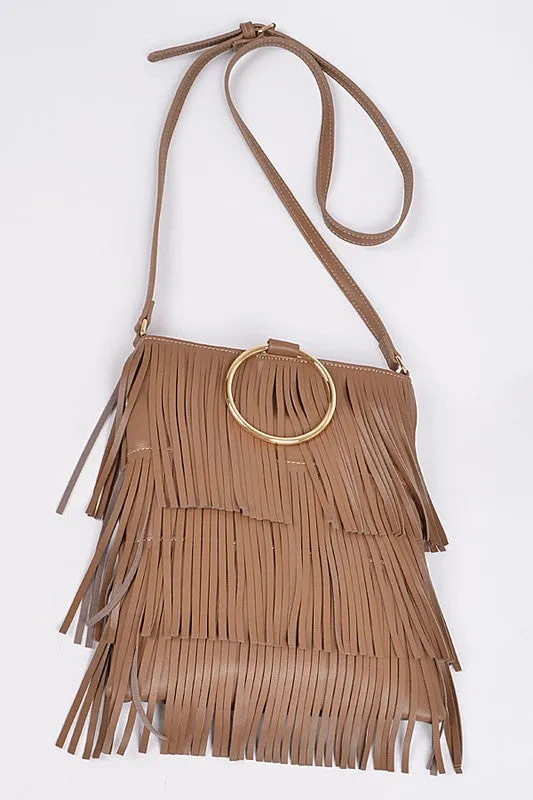 Tassel Drape Clutch