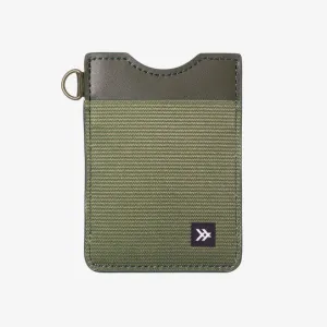 THREAD OLIVE GREEN VERTICAL WALLET