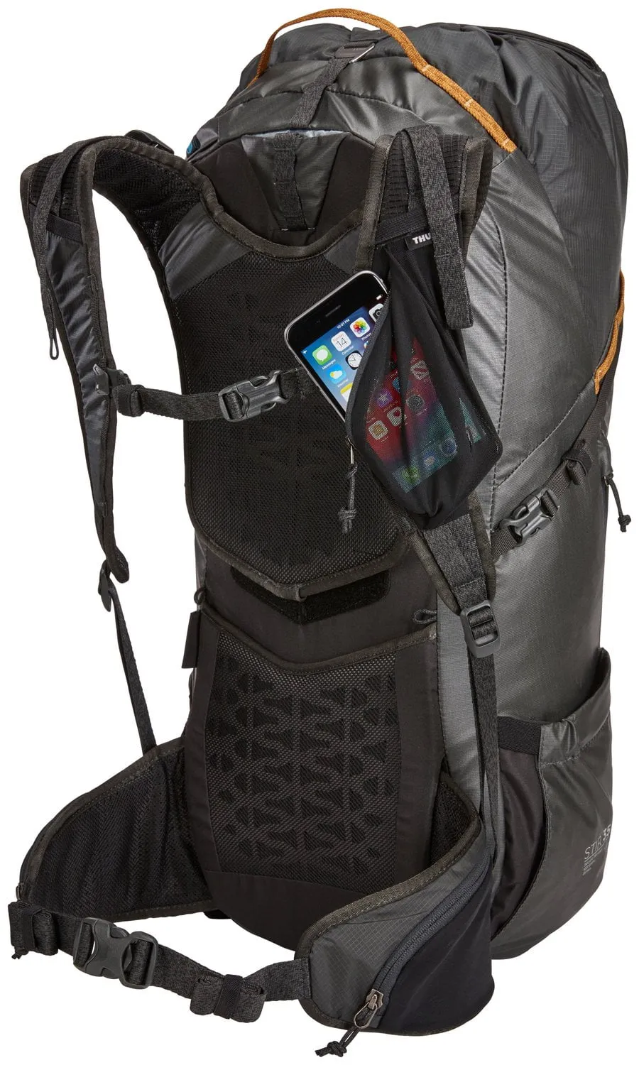 Thule Stir 35L Men's Hiking Backpack - Obsidian Gray