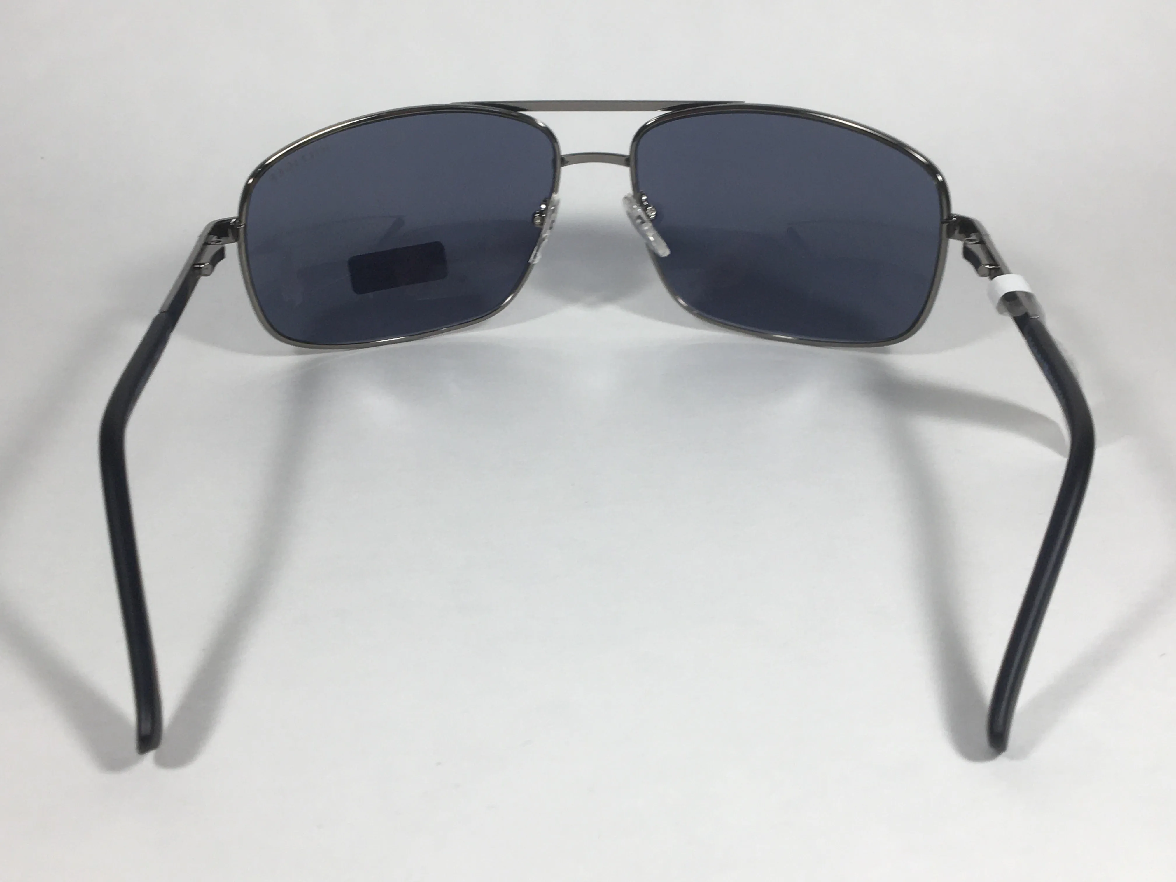 Tommy Hilfiger Phillip Rectangular Sunglasses Gunmetal Frame Blue Gray Lens PHILLIP MM OM224
