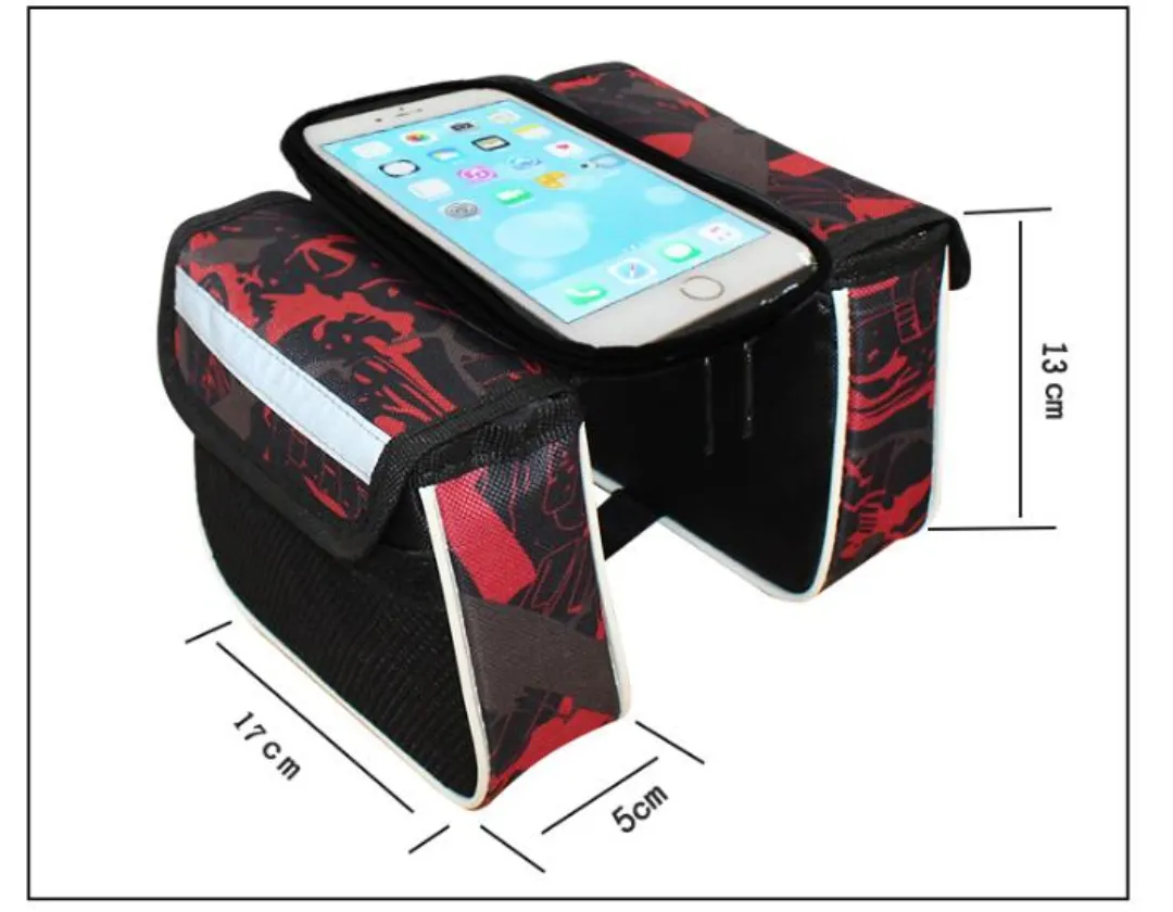 Top Tube Frame Handphone Hp Holder Pouch