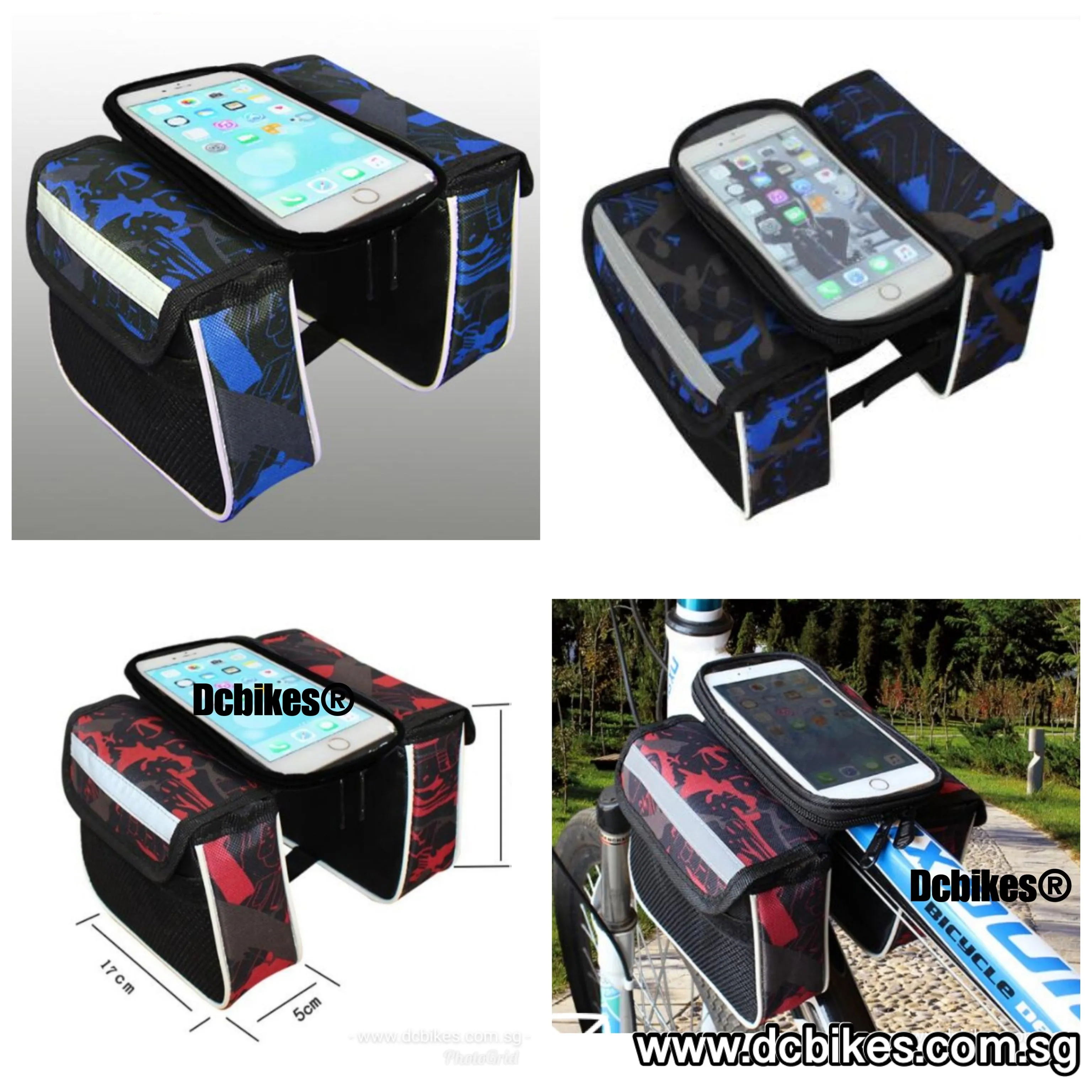 Top Tube Frame Handphone Hp Holder Pouch