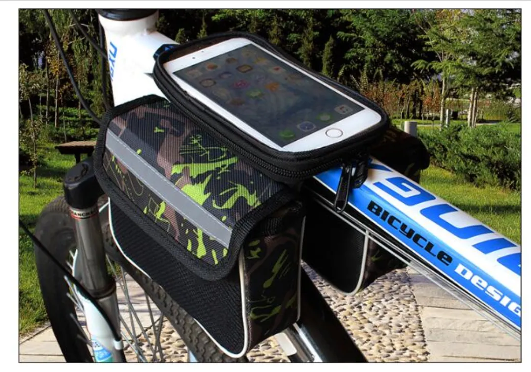 Top Tube Frame Handphone Hp Holder Pouch