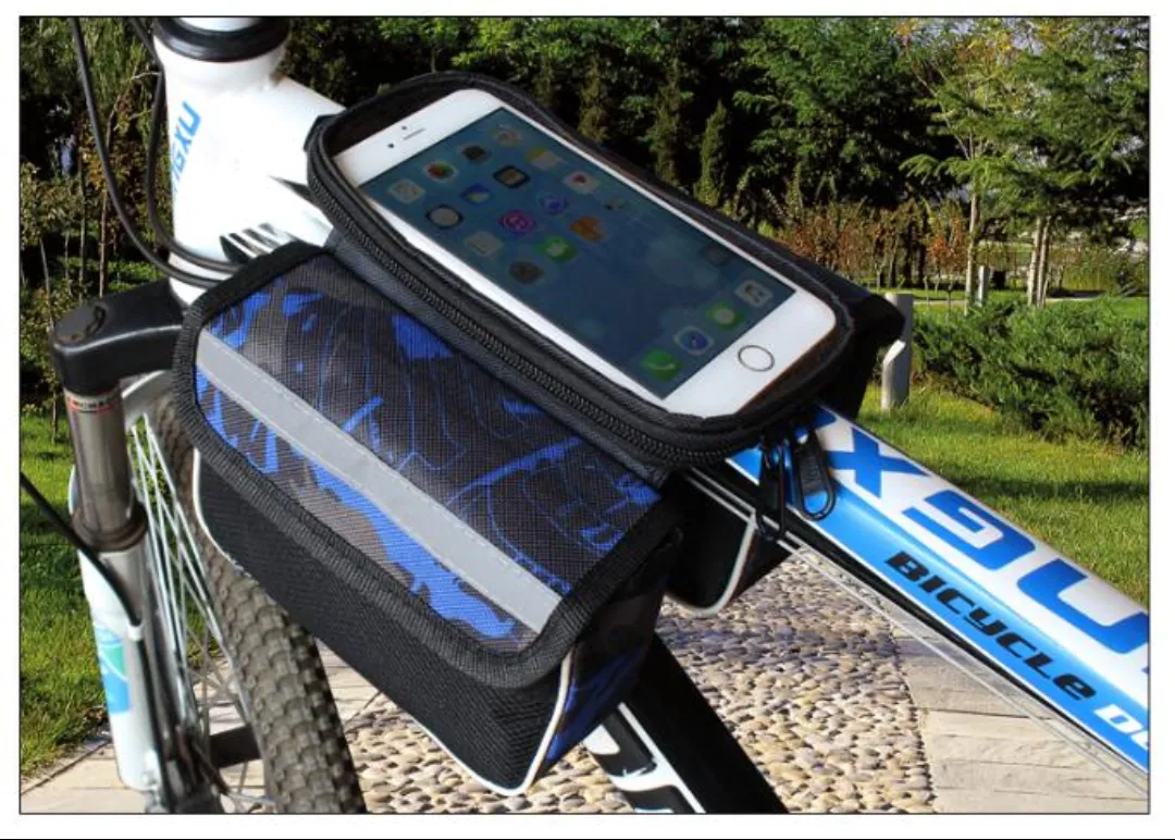 Top Tube Frame Handphone Hp Holder Pouch