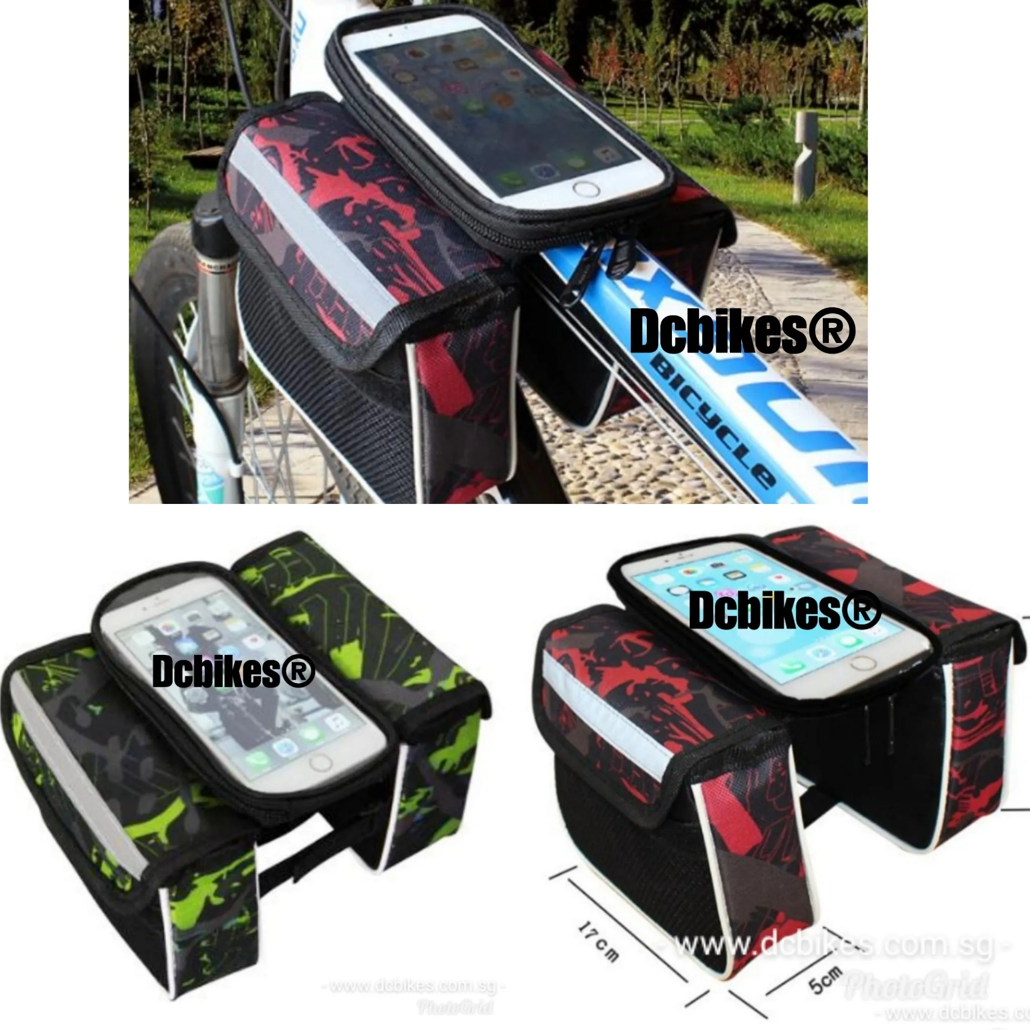Top Tube Frame Handphone Hp Holder Pouch