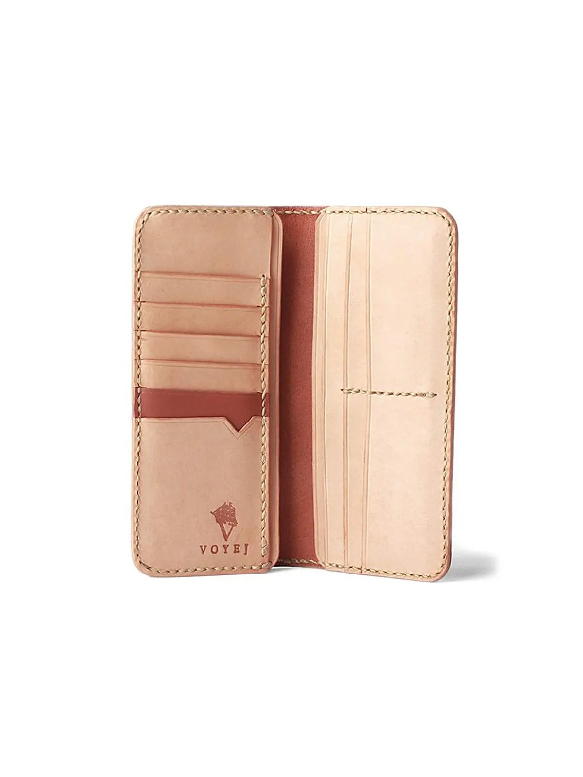 Voyej Challenger Light Brown Long Wallet