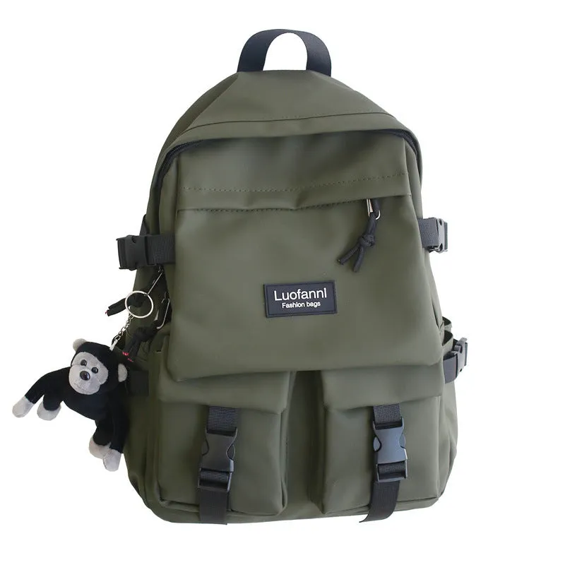 Vvsha backpacks for high school Schoolbag Men's Korean-Style Harajuku Ulzzang High School Student Fashion Backpack 2020 New Ins Backpack