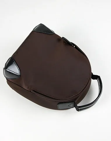 Womens Nylon Small Backpack Purse Gray&Yellow Convertible Crossbody Bag Nylon Backpack Shoulder Bag for Ladies