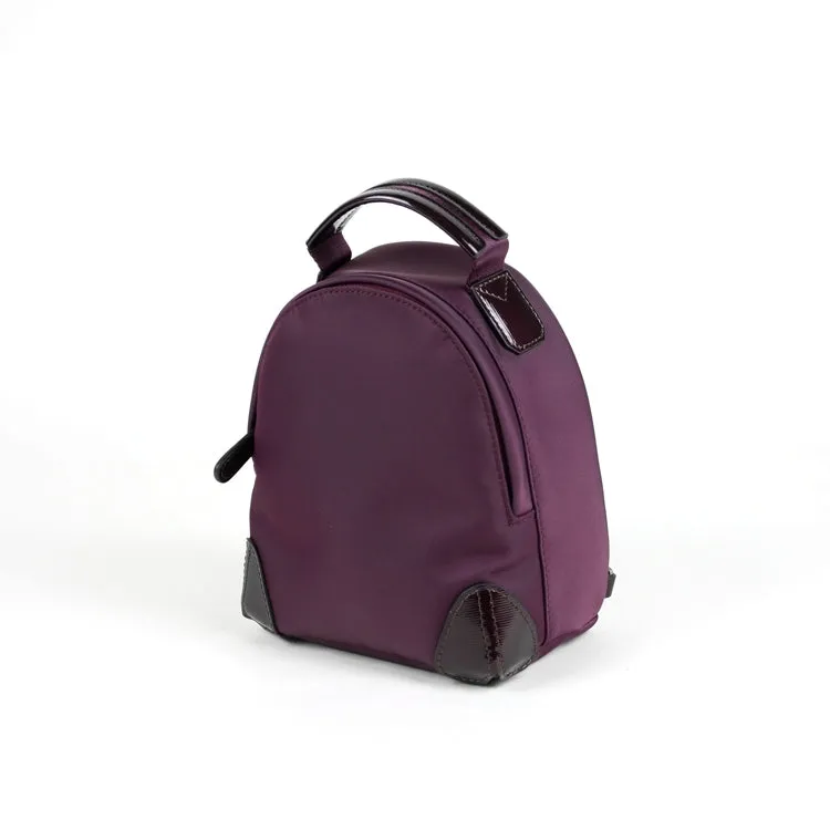 Womens Nylon Small Backpack Purse Gray&Yellow Convertible Crossbody Bag Nylon Backpack Shoulder Bag for Ladies