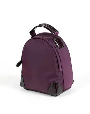 Womens Nylon Small Backpack Purse Gray&Yellow Convertible Crossbody Bag Nylon Backpack Shoulder Bag for Ladies