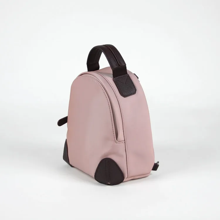 Womens Nylon Small Backpack Purse Gray&Yellow Convertible Crossbody Bag Nylon Backpack Shoulder Bag for Ladies