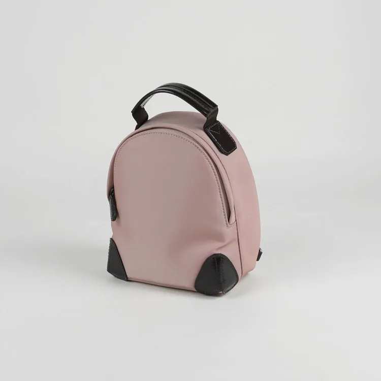 Womens Nylon Small Backpack Purse Gray&Yellow Convertible Crossbody Bag Nylon Backpack Shoulder Bag for Ladies