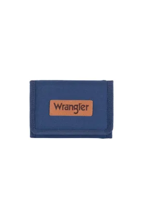 Wrangler Logo Wallet Navy
